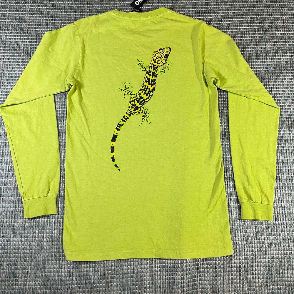 Only NY Gecko Long sleeve Green T Shirt Adult Sz XS New - Picture 3 of 7
